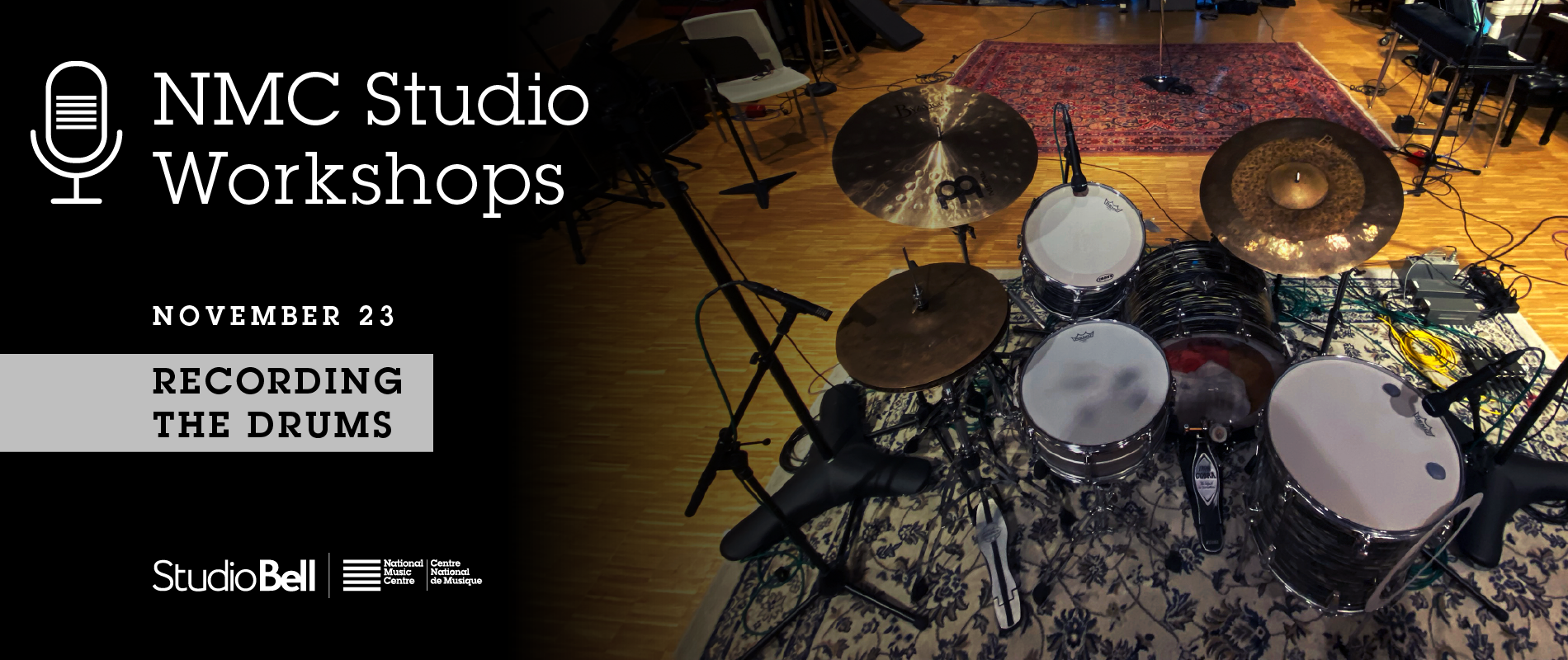 NMC Studio Workshops — Recording the Drums