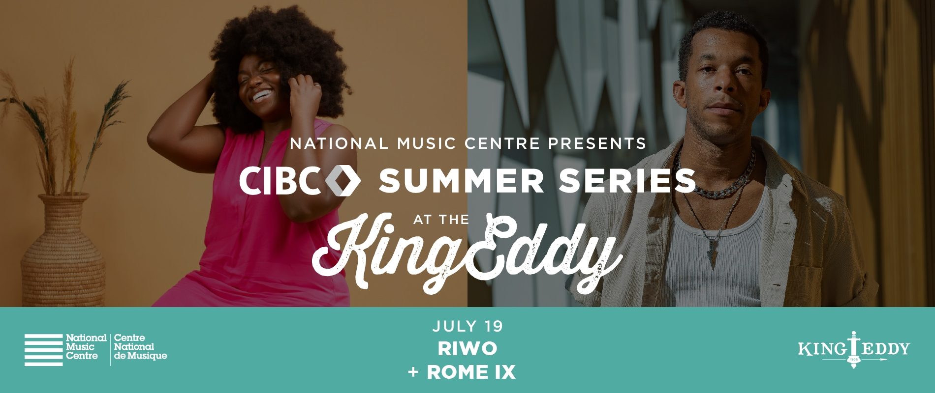 NMC Presents: CIBC Summer Series at the King Eddy — Riwo with Rome IX