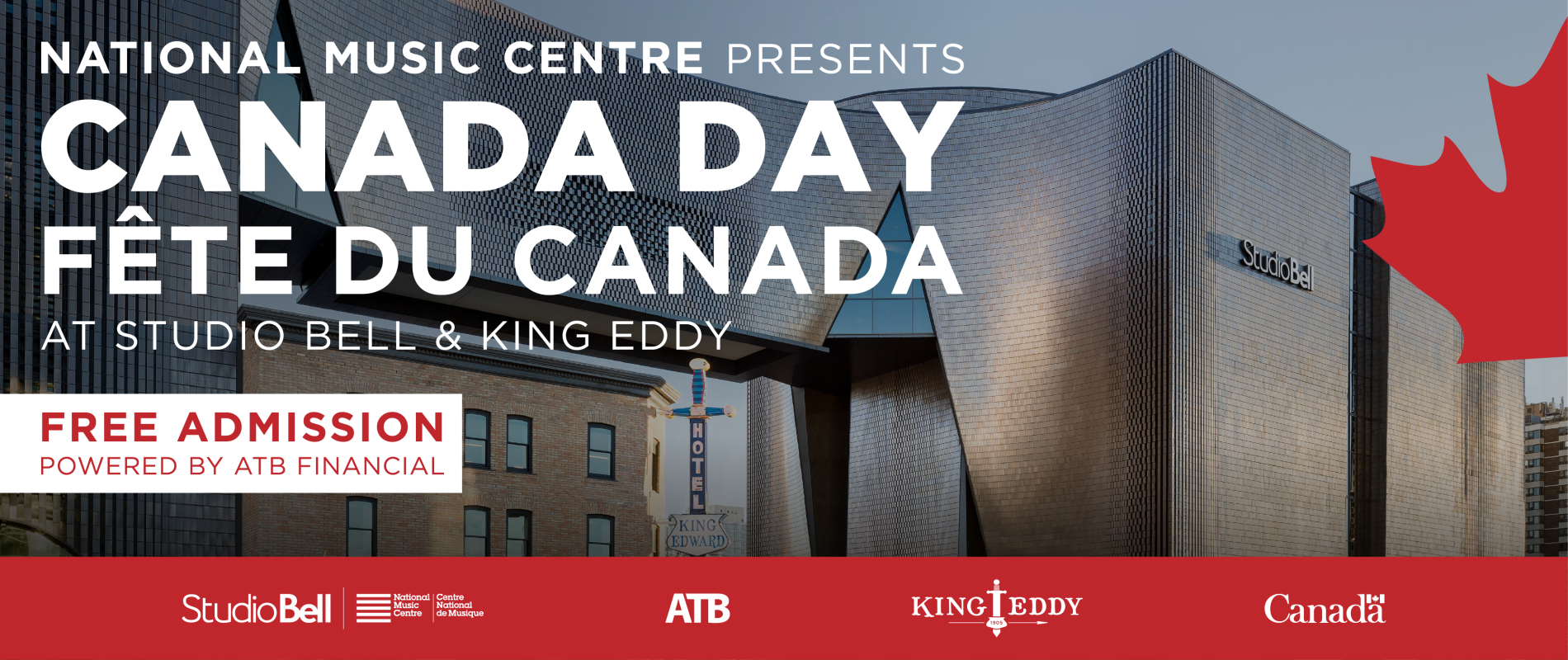 NMC Presents Canada Day at Studio Bell & King Eddy